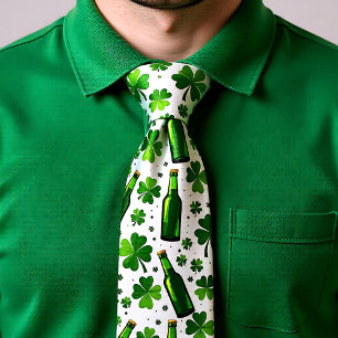 St. Patrick’s Day Pints & Petals Necktie
