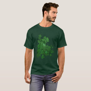 St. Patrick’s Day Shamrock Background T-Shirt
