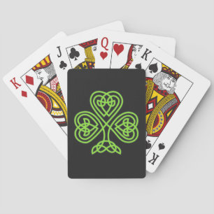 St. Patrick’s Day Shamrock Clover Playing Cards