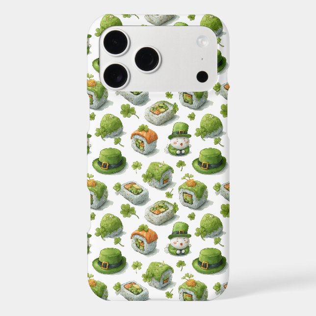 St. Patrick’s Day Sushi Rolls & Shamrock (Back)