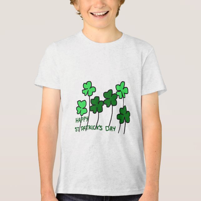 St. Patrick’s day T-shirt Tri-Blend Shirt (Front)