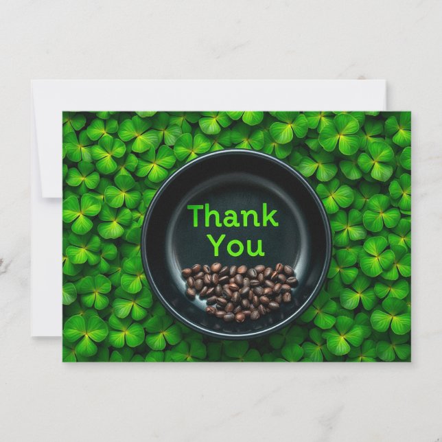 St. Patrick’s Day thank you card (Front)