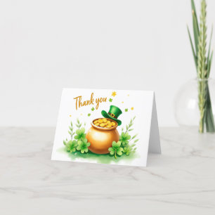 St. Patrick’s Day thank you card