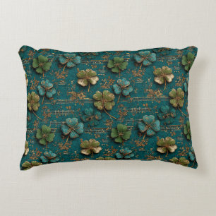 St. Patrick’s Day Vintage Shamrock Music Decorative Cushion