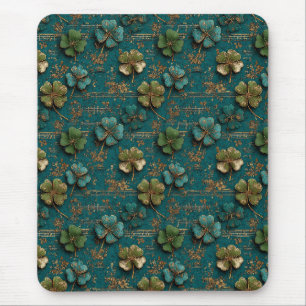 St. Patrick’s Day Vintage Shamrock Music Mouse Mat