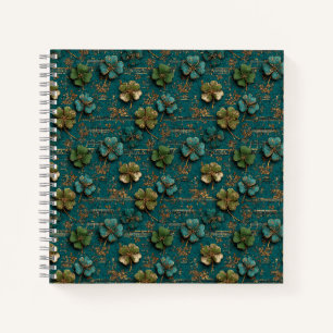 St. Patrick’s Day Vintage Shamrock Music Notebook