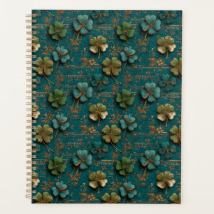 St. Patrick’s Day Vintage Shamrock Music Planner