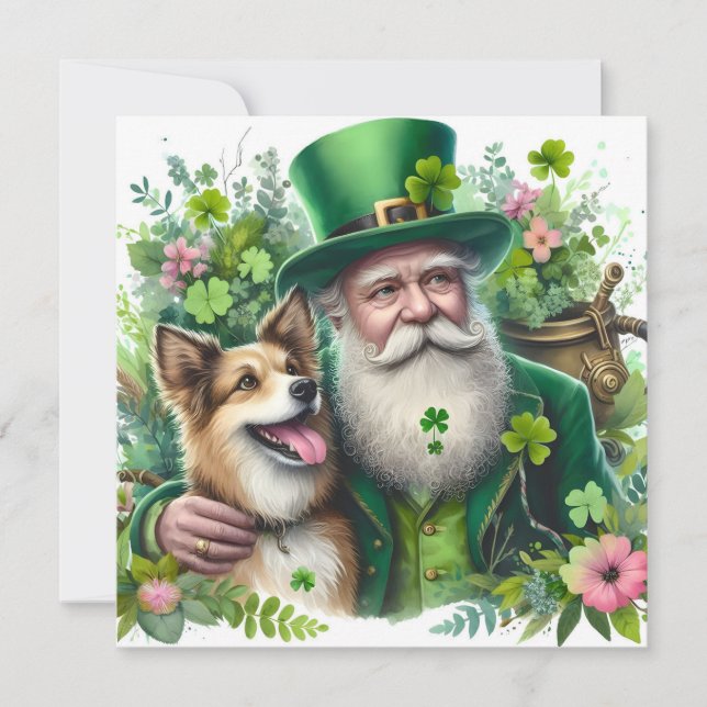 St.Patrick;s  Holiday Card (Front)