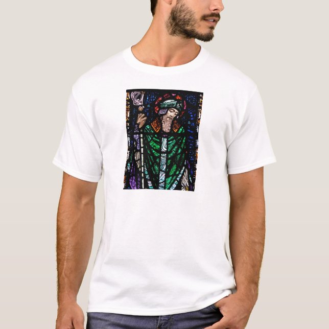 St. Patrick Stained Glass T-Shirt (Front)