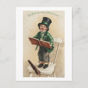 St. Patrick was a Gentleman Postcard