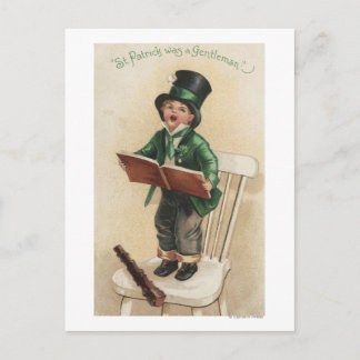 St. Patrick was a Gentleman Postcard