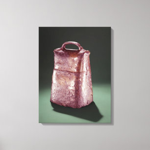 St. Patrick's Bell, from Ireland, c.552 Canvas Print