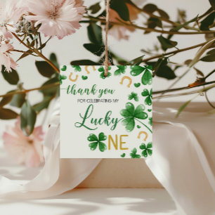 St Patricks Birthday Lucky One Gift Tag