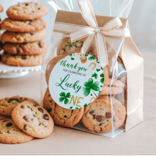 St Patricks Birthday Lucky One Gift Tag