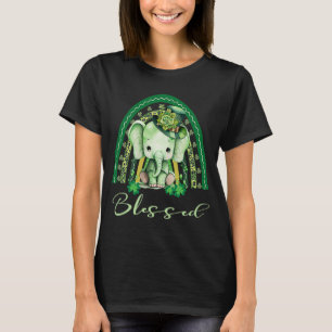 St Patrick's Blessed Rainbow Adorable Christian El T-Shirt