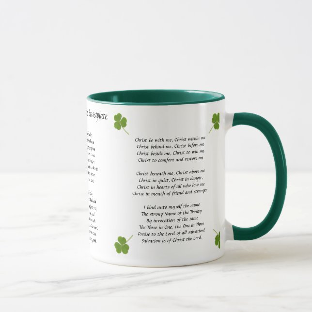 St. Patrick's Breastplate Mug (Right)