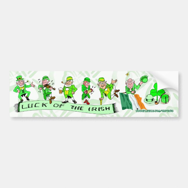 St.Patrick's Bumper Sticker (Front)