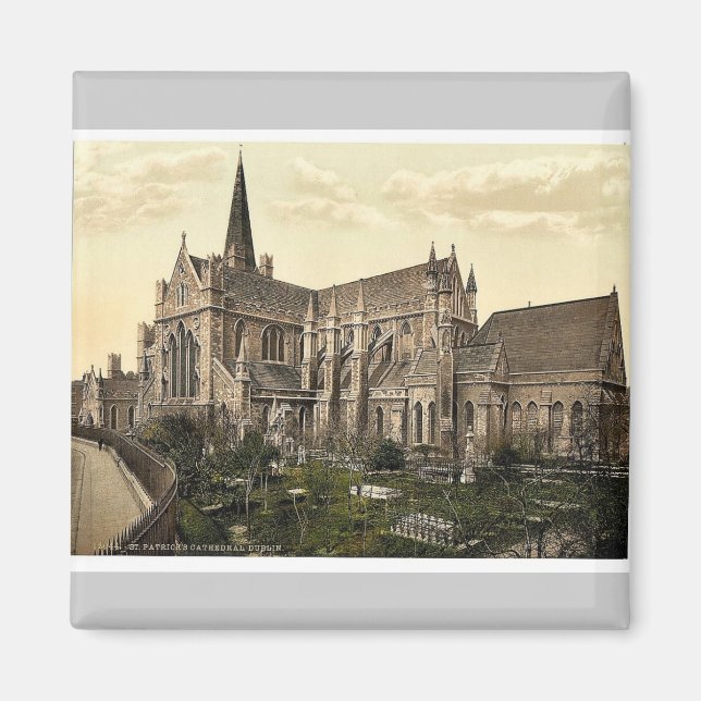 St. Patrick's Cathedral. Dublin. Co. Dublin, Irela Magnet (Front)