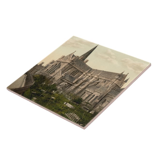 St Patrick's Cathedral Dublin Ireland Tile (Side)
