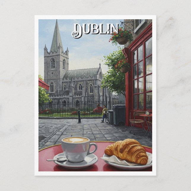 St Patricks Cathedral Dublin Ireland Travel Postcard (Front)
