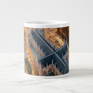 St. Patrick's Cathedral New York City Aerial View Large Coffee Mug
