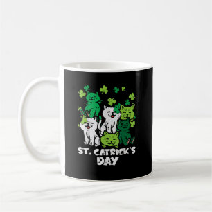 St Patricks Catricks Day Cats Saint Pattys Coffee Mug