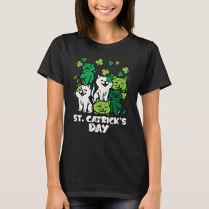 St Patricks Catricks Day Cats Saint Pattys Women G T-Shirt