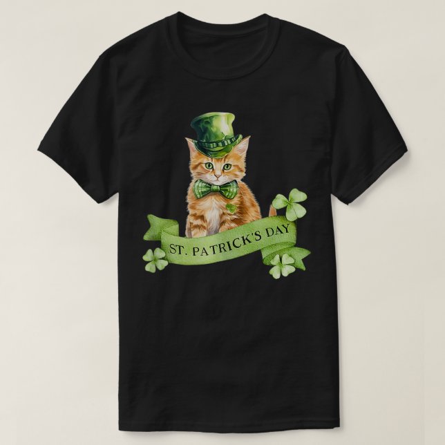St Patricks Catricks Day Cats Saint Pattys Women G T-Shirt (Design Front)