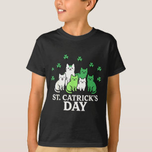 St patricks catricks day funny cats T-Shirt