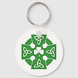 St Patrick's Celtic cross Key Ring