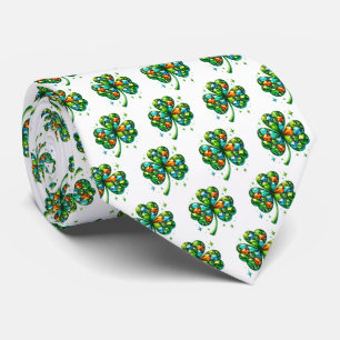 St. Patrick's Clover Men's Tie