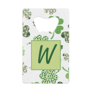 St. Patrick's Clover Monogram