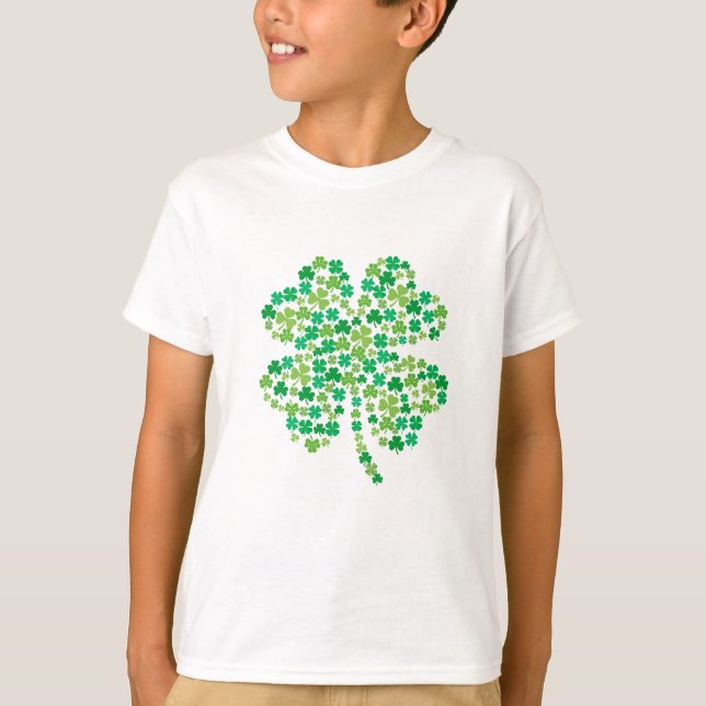 St. Patrick's Clover T-Shirt (Front)