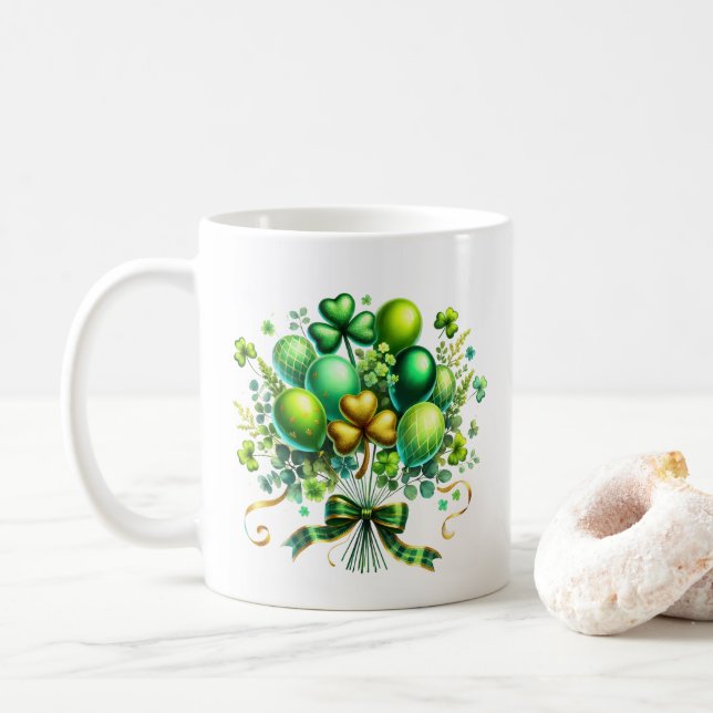 St. Patrick's Coffee Mug (With Donut)