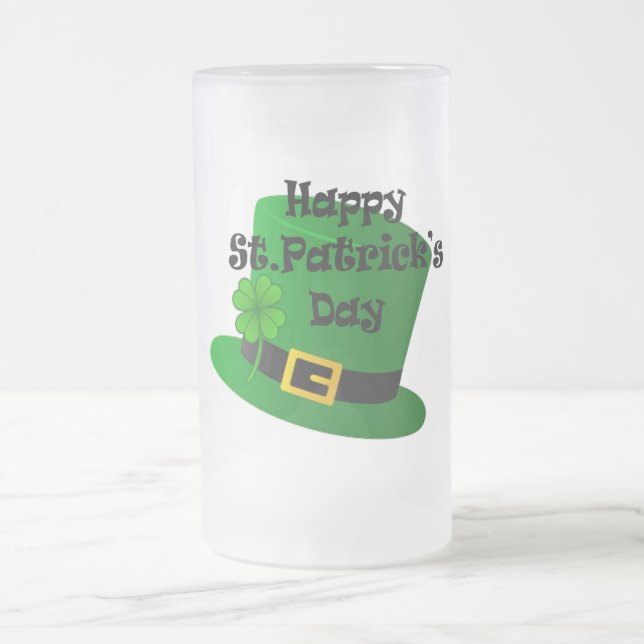St. Patricks Custom 16oz Frosted Mug (Center)