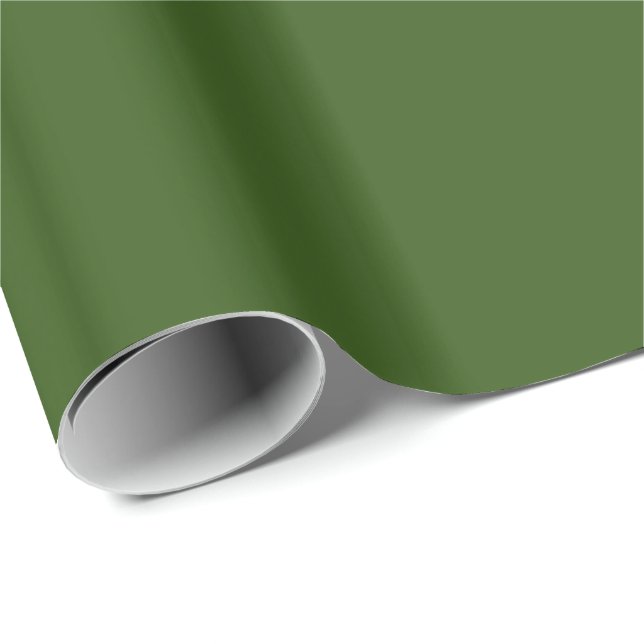 St Patrick's Day 2024 Forest Green Elegant Classy Wrapping Paper (Roll Corner)