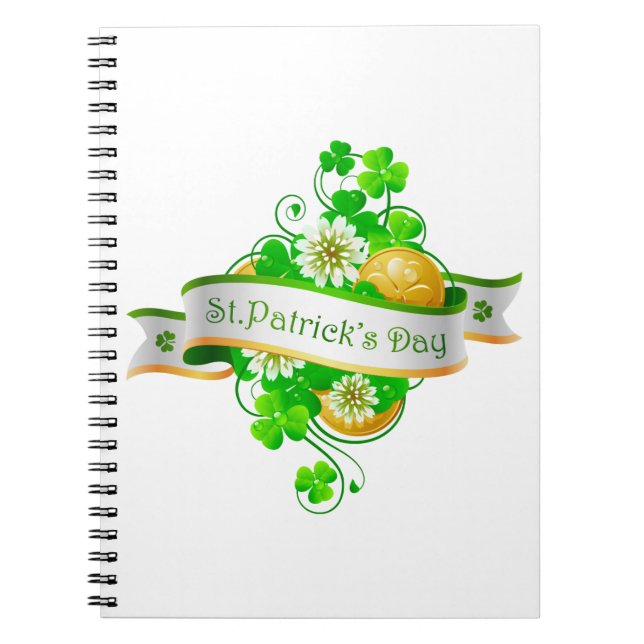 St. Patrick's Day 20 Notebook (Front)