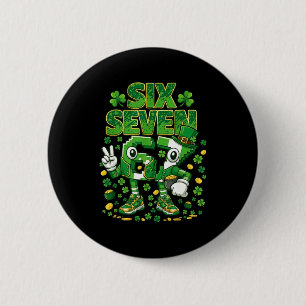 St patricks day 67 boys kid irish shamrock st 6 cm round badge