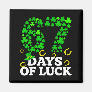 St Patricks Day 67 Days Of Luck Irish Men Women Ki Magnet