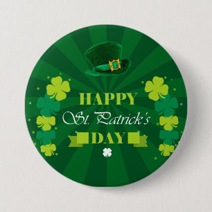 St Patrick's Day 7.5 Cm Round Badge