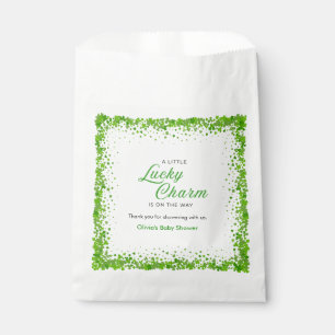 St Patrick's Day A Little Lucky Charm Baby Shower Favour Bags