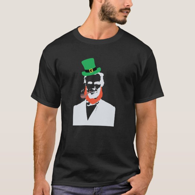 St Patrick's Day Abraham Lincoln Shirt (Front)