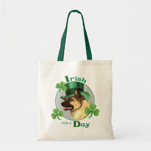 St. Patrick's Day Akita Tote Bag