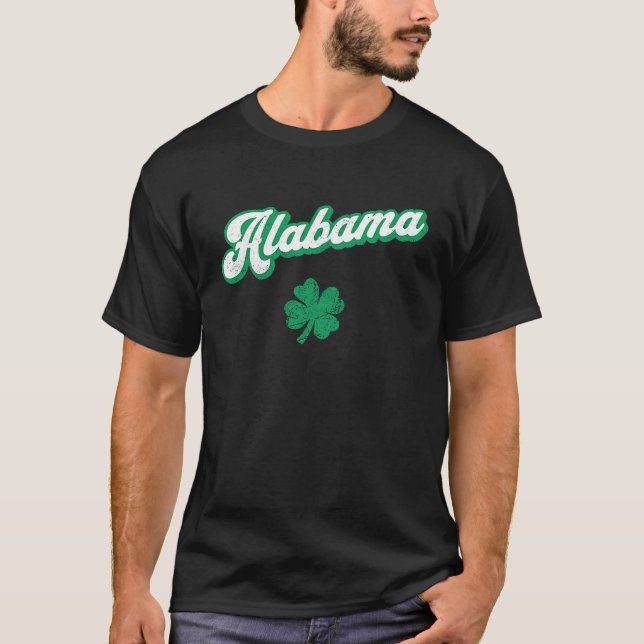 St Patrick's Day Alabama T-Shirt (Front)