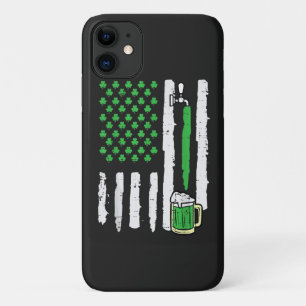 St Patricks Day America Flag Saint iPhone 11 Case