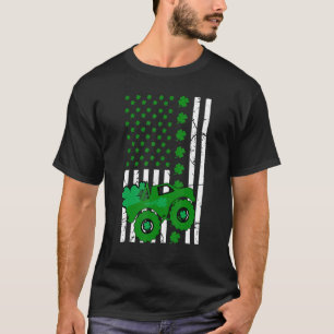 St Patrick's Day American Flag Monster Truck For B T-Shirt