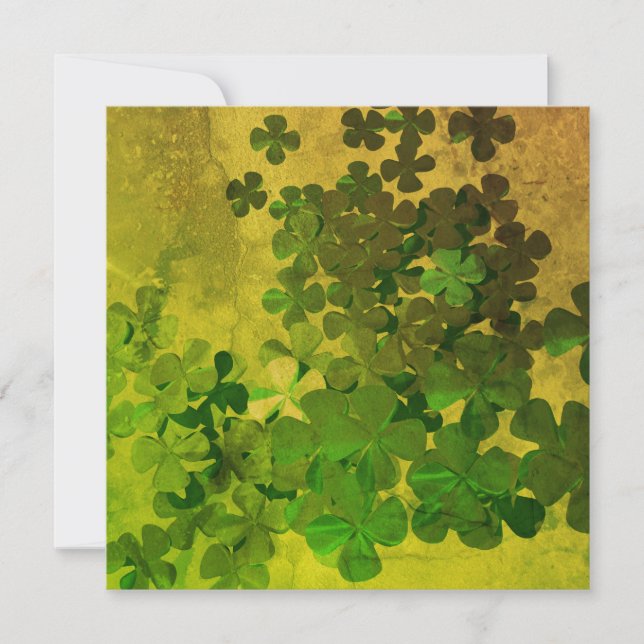 St. Patrick's Day and Good Luck ,‎Four-leaf clover (Front)