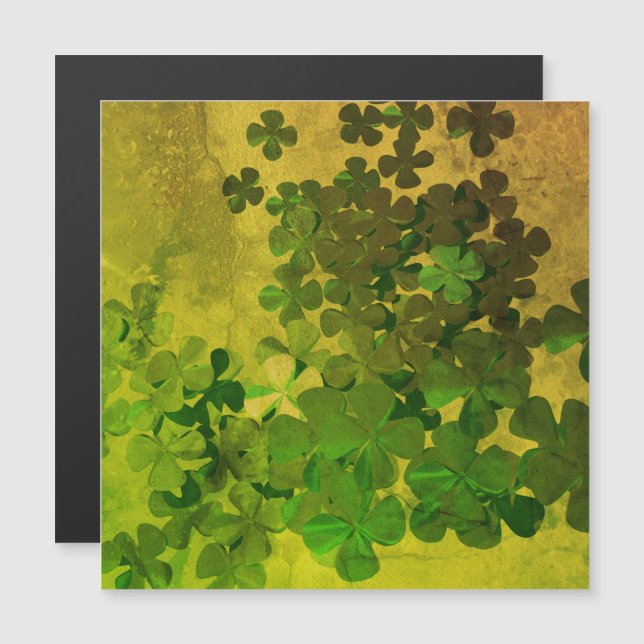 St. Patrick's Day and Good Luck ,‎Four-leaf clover (Front/Back)