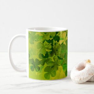 St. Patrick's Day and Good Luck ,Four-leaf clover Coffee Mug