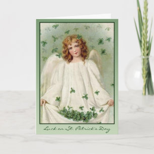 St. Patrick's Day Angel Card